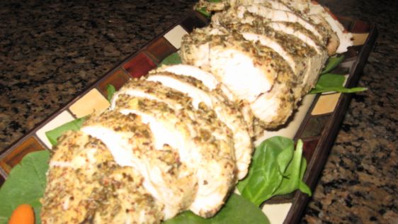 Herb Crusted Turkey Tenderloin recipe