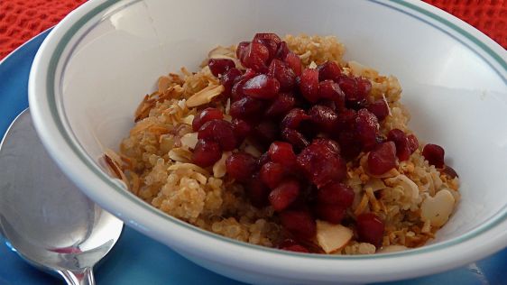 Pomegranate Honey Quinoa Breakfast recipe