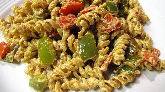 Bell Pepper Cream Cheese Pasta recipe