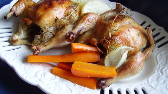 Baked Cornish Game Hens recipe