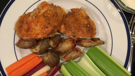 Baked Buffalo Thighs recipe