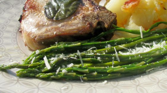 Asparagus With Butter And Parmesan Cheese recipe