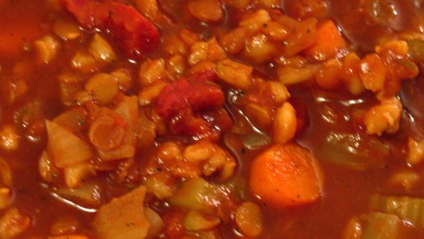 Barley And Lentil Soup recipe