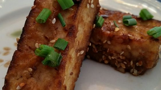 Golden Sesame Tofu recipe