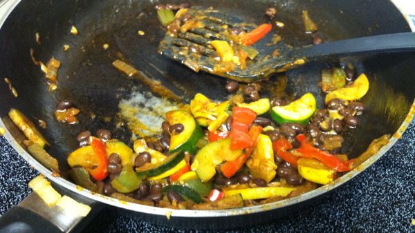Black Bean Vegetable Wrap recipe