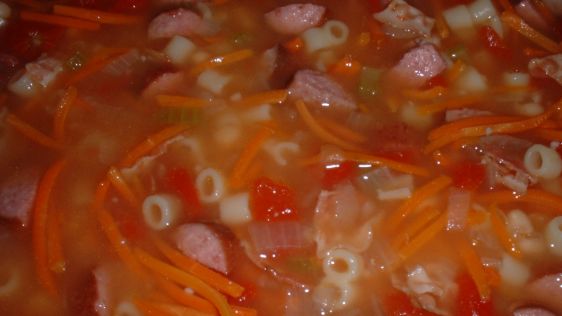 Quick N Easy Pasta Bean Soup recipe