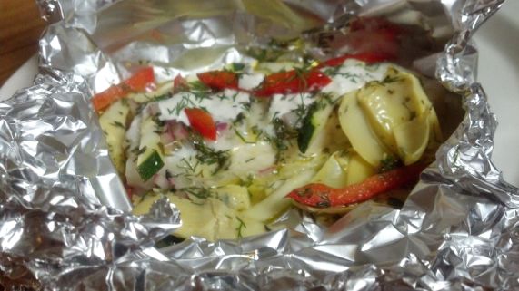 Greek Halibut With Lemon Feta Yogurt Sauce Rsc recipe
