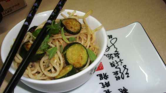 Chinese Noodles Zucchini recipe
