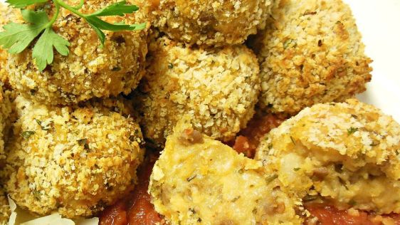 Cheesy Potato Italian Sausage Balls 5Fix recipe