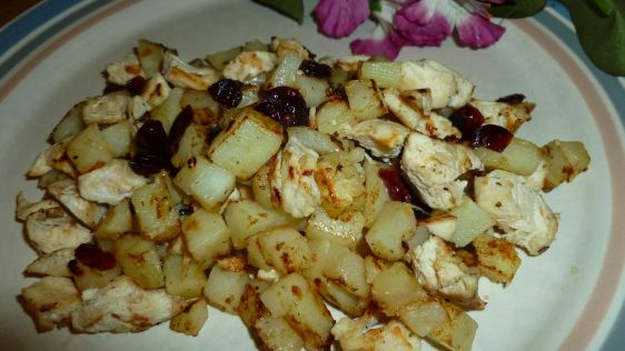 Chicken Cherries And Potato Hash 5Fix recipe