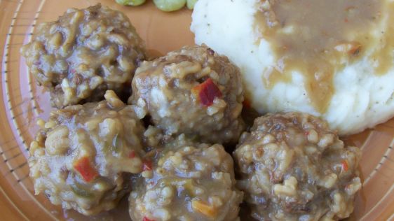 Beef Porcupine Balls recipe