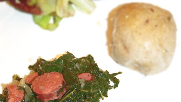 German Style Green Kale Gruenkohl recipe