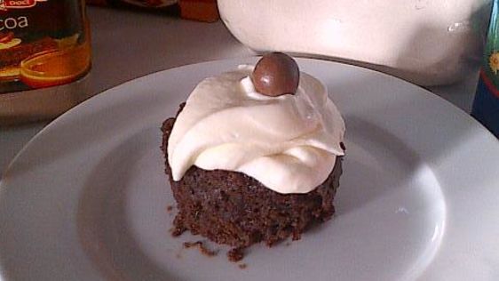 2 Minute Eggless Microwave Chocolate Cake recipe