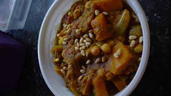 Pumpkin Banana And Chickpea Curry recipe