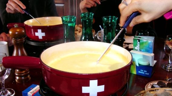Authentic Original Traditional Swiss Fondue Old World Recipe
