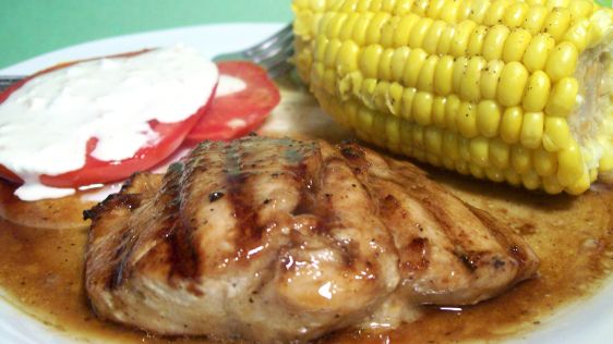Grilled Bourbon Salmon recipe