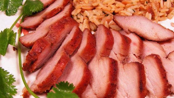 Barbecued Red Roast Pork Tenderloin recipe