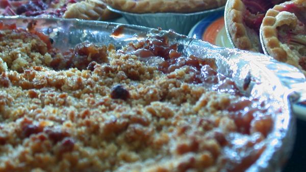 Apple Rhubarb Crumble recipe