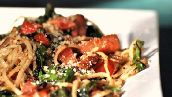 Creamy Swiss Chard Pasta recipe