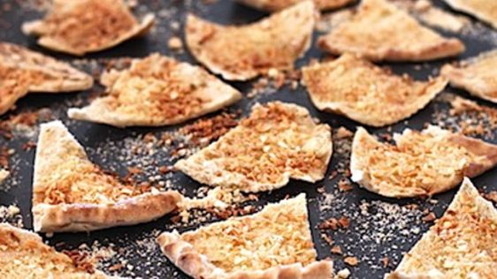 Spiced Shake N Bake Pita Chips recipe