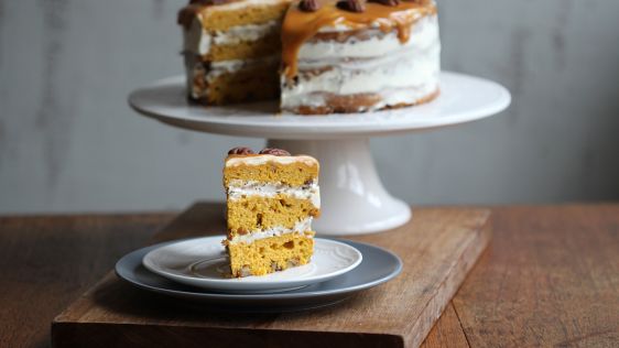 Pumpkin Pecan Layer Cake recipe