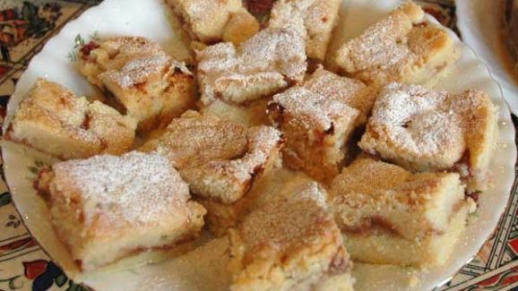 Rhubarb Shortbread recipe
