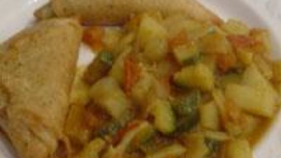Potato Zucchini Curry recipe