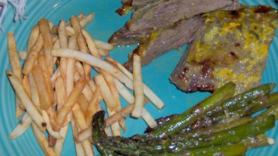 Garlic Dijon Skirt Steak recipe