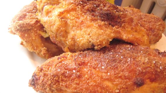 Oven Fried Southern Style Cinnamon Honey Chicken recipe