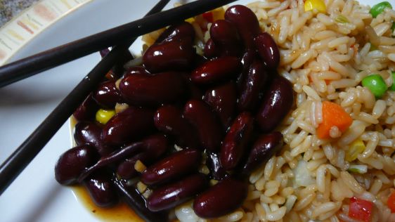 Korean Spiced Kidney Beans recipe
