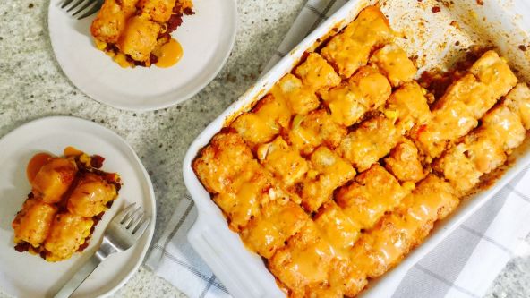Taco Tater Tots Casserole recipe
