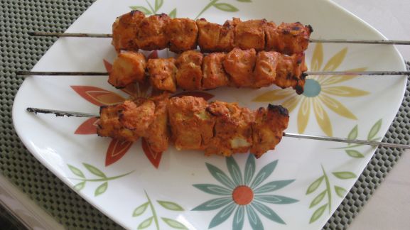 Shish Taouk Lebanese Chicken Skewers recipe