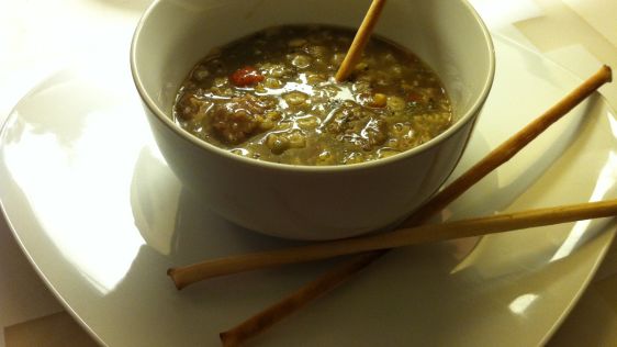 Italian Sausage And Pepper Soup recipe