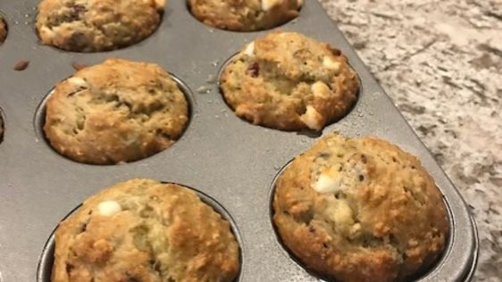 Cranberry Banana Oat Muffins recipe
