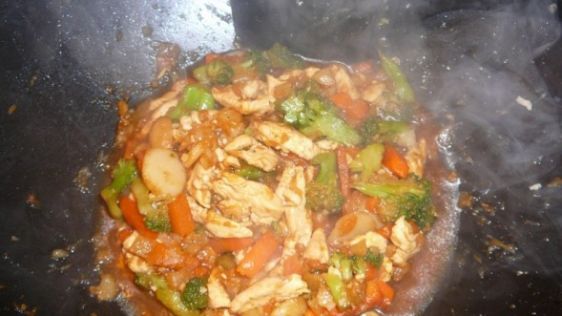 Low Fat Pineapple Chicken Stir Fry recipe