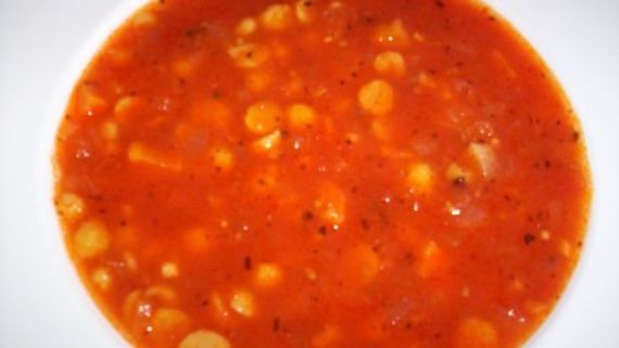 Herbed Tomato And Chickpea Soup recipe