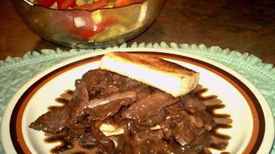 Caramelized Onion Steak Sandwich recipe