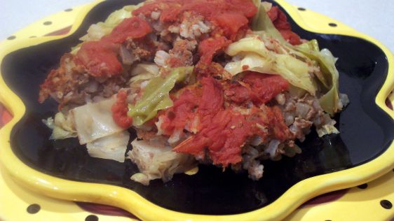 Lazy Stuffed Cabbage Casserole recipe