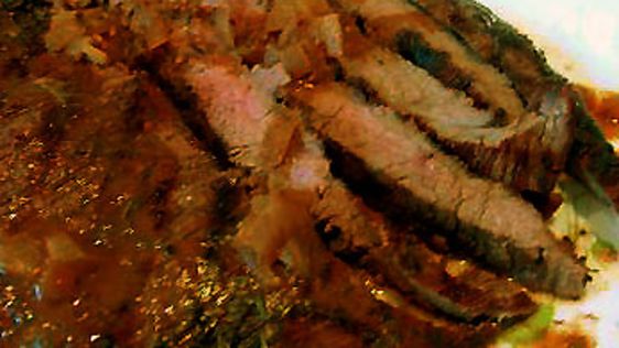Rosemary Merlot Flank Steak recipe