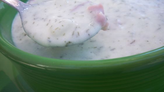 Nordic Potato Soup With Ham recipe