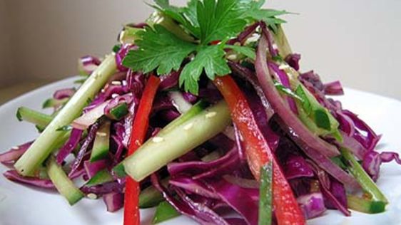 Red Cabbage Salad With A Touch Of Asia recipe