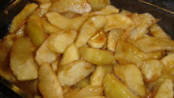 Microwave Scalloped Apples recipe