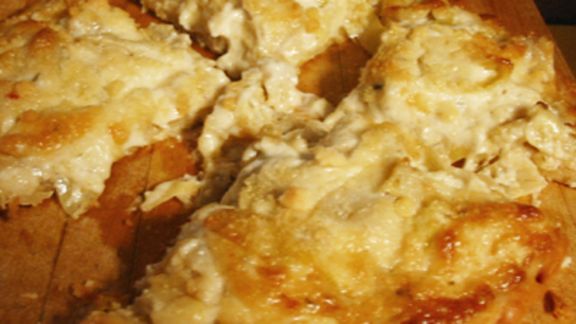 Easy Cheesy Artichoke Bread recipe