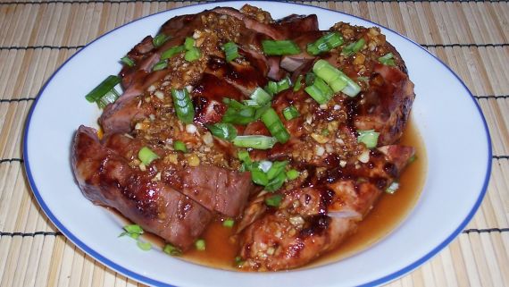 Chinese Bbq Pork With Garlic Sauce recipe