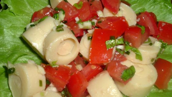 Hearts Of Palm Parmesan Salad recipe
