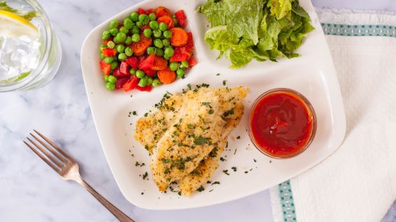 Garlic Panko Chicken Strips recipe
