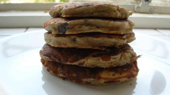 Banana Raisin And Oatmeal Pancakes recipe