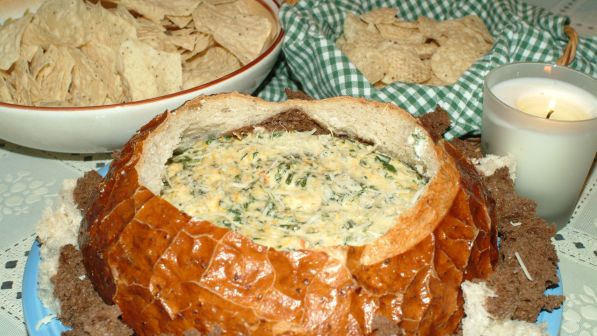 Hot Cheesy Spinach Dip recipe