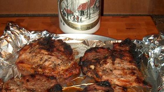 Honey Maple Pork Chops recipe
