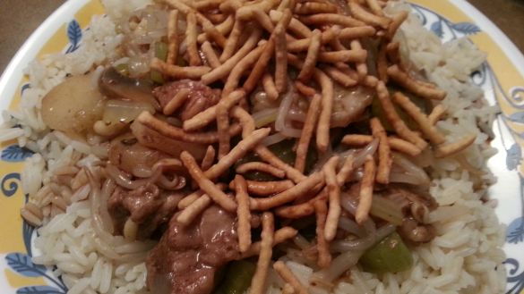 Pork Steak Chop Suey recipe